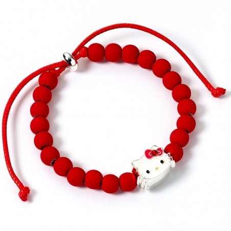 HELLO KITTY RED BEAD BRACELET