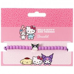 CARAT KUROMI PURPLE BEAD BRACELET