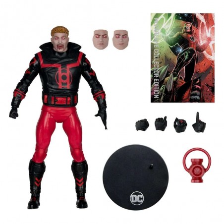 DC MULTIVERSE RED LANTERN GUY GARDNER ACTION FIGURE