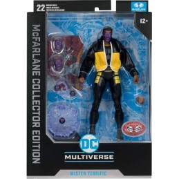 DC MULTIVERSE MISTER TERRIFIC ACTION FIGURE MC FARLANE DC MULTIVERSE MISTER TERRIFIC ACTION FIGURE MC FARLANE