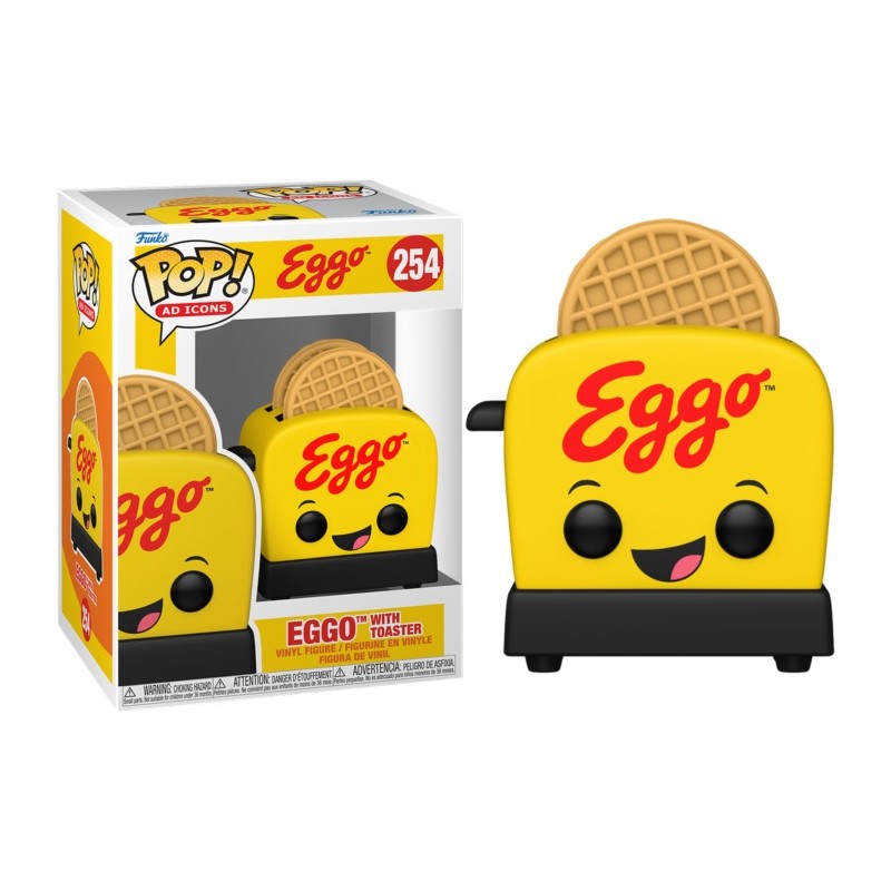 FUNKO FUNKO POP! AD ICONS KELLOGG'S EGGO WITH TOASTER BOBBLE HEAD FIGURE
