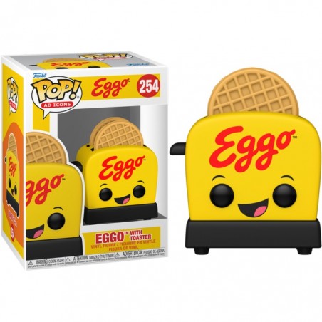 FUNKO POP! AD ICONS KELLOGG'S EGGO WITH TOASTER BOBBLE HEAD FIGURE