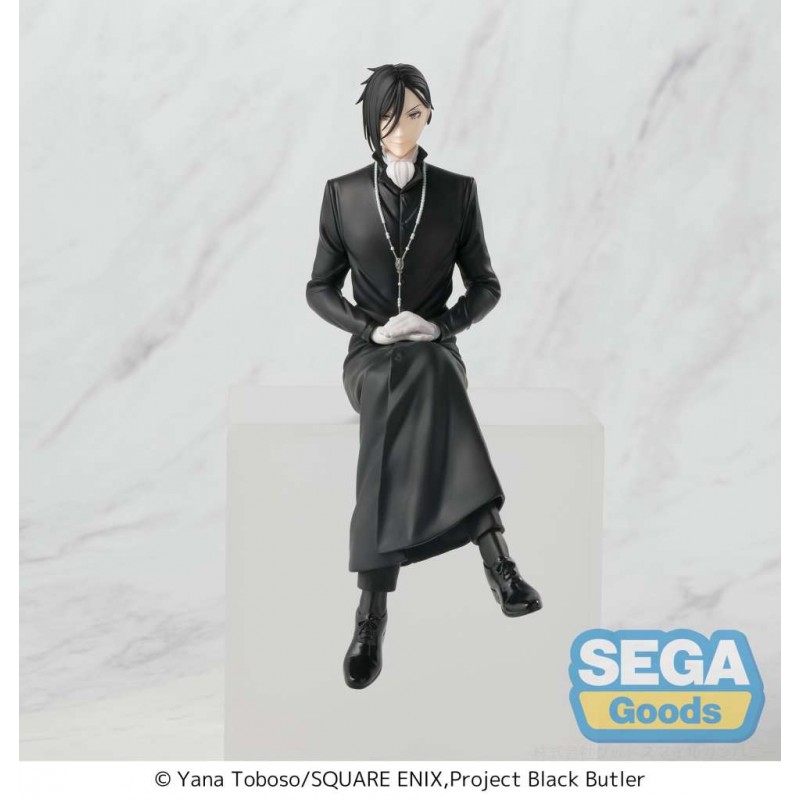 SEGA GOODS BLACK BUTLER SEBASTIAN MICHAELIS PM PERCHING PVC STATUE FIGURE