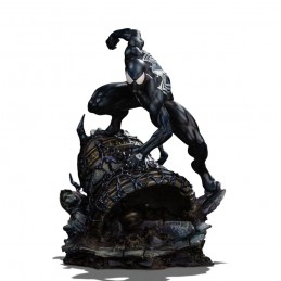 IRON STUDIOS MARVEL COMICS SPIDER-MAN BLACK COSTUME BDS ART SCALE DELUXE 1/10 STATUE FIGURE