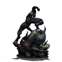 IRON STUDIOS MARVEL COMICS SPIDER-MAN BLACK COSTUME BDS ART SCALE DELUXE 1/10 STATUE FIGURE