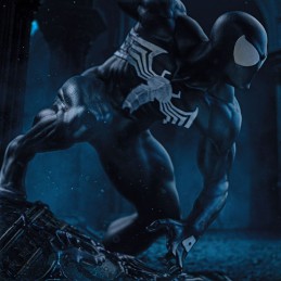 IRON STUDIOS MARVEL COMICS SPIDER-MAN BLACK COSTUME BDS ART SCALE DELUXE 1/10 STATUE FIGURE