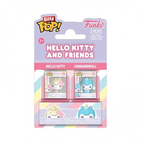 FUNKO BITTY POP! HELLO KITTY AND FRIENDS HELLO KITTY E CINNAMOROLL VINYL MINI FIGURE