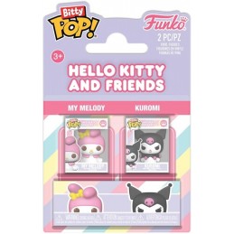 FUNKO FUNKO BITTY POP! HELLO KITTY AND FRIENDS KUROMI AND MY MELODY VINYL MINI FIGURES