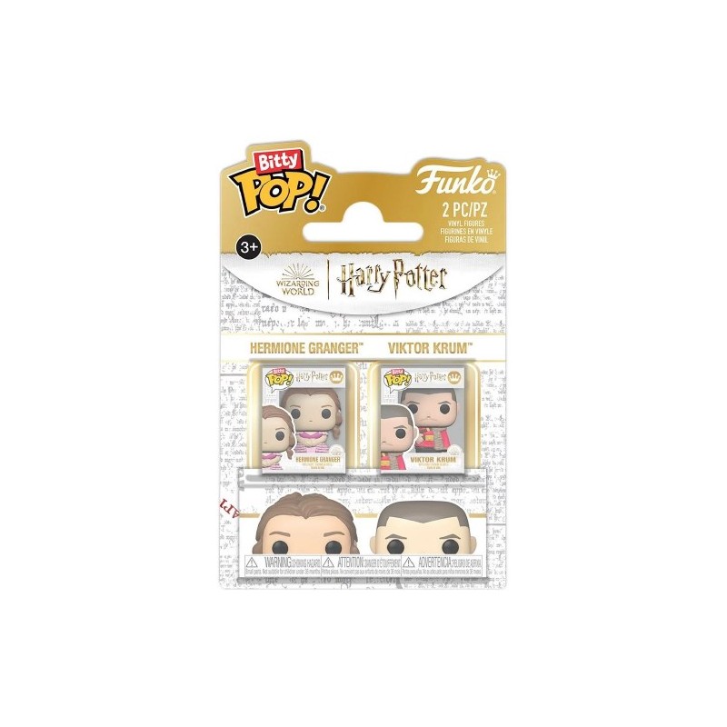 FUNKO BITTY POP! HARRY POTTER HERMIONE E KRUM VINYL MINI FIGURE FUNKO