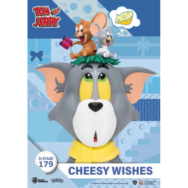 BEAST KINGDOM D-STAGE TOM AND JERRY CHEESY WISHES STATUE FIGURE DIORAMA
