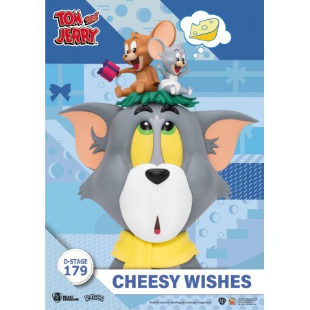 D-STAGE TOM AND JERRY CHEESY WISHES STATUA FIGURE DIORAMA