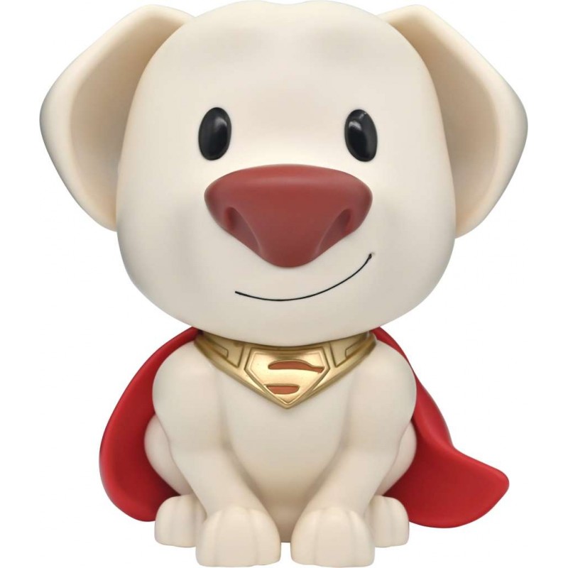 SUPERMAN KRYPTO DOG FIGURAL BANK SALVADANAIO MONOGRAM