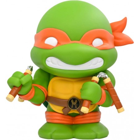 TEENAGE MUTANT NINJA TURTLES MICHELANGELO FIGURAL BANK SALVADANAIO