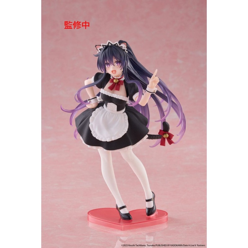 DATE A LIVE V DESKTOP CUTE TOHKA YATOGAMI CAT EAR MAID VER. STATUA FIGURE TAITO