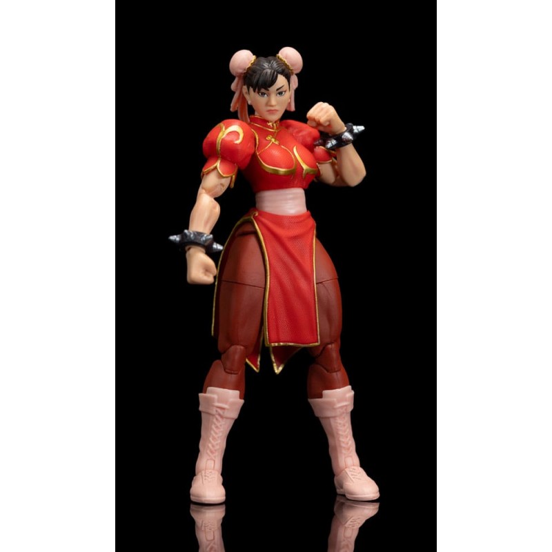 ULTRA STREET FIGHTER II CHUN-LI PLAYER 2 RED VER. ACTION FIGURE JADA TOYS