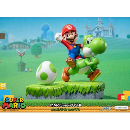 SUPERMARIO MARIO AND YOSHI EXCLUSIVE EDITION RESIN STATUE FIGURE