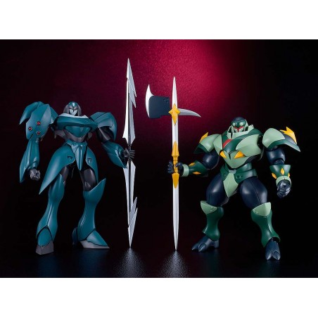 TEKKAMAN DAGGER & TEKKAMAN AXE MODEROID SERIES PVC MODEL KIT ACTION FIGURE