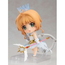 GOOD SMILE COMPANY CARDCAPTOR SAKURA CLEAR CARD SAKURA KINOMOTO NENDOROID SERIES PVC ACTION FIGURE