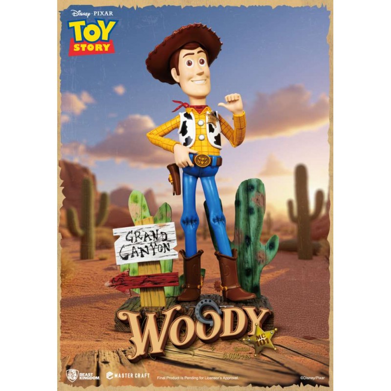 TOY STORY SHERIFF WOODY STATUA MASTERCRAFT FIGURE BEAST KINGDOM