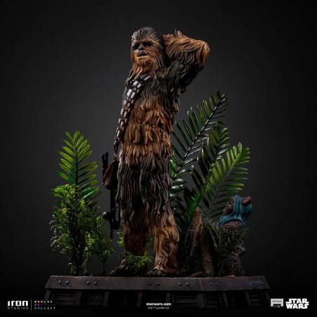 STAR WARS CHEWBACCA AND TOKKAT ART SCALE 1/10 STATUA FIGURE