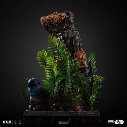 STAR WARS CHEWBACCA AND TOKKAT ART SCALE 1/10 STATUA FIGURE IRON STUDIOS STAR WARS CHEWBACCA AND TOKKAT ART SCALE 1/10 STATUA FIGURE IRON STUDIOS