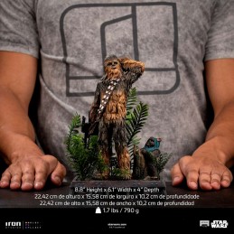 STAR WARS CHEWBACCA AND TOKKAT ART SCALE 1/10 STATUA FIGURE IRON STUDIOS STAR WARS CHEWBACCA AND TOKKAT ART SCALE 1/10 STATUA FIGURE IRON STUDIOS