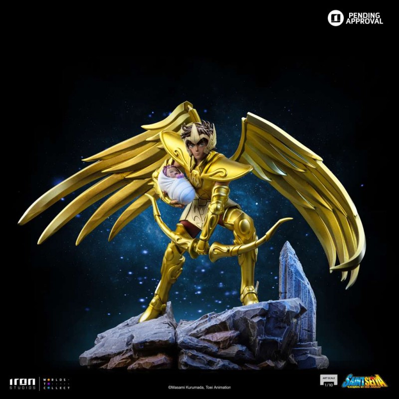 SAINT SEIYA SAGITTARIUS AIOLOS ART SCALE 1/10 STATUA FIGURE IRON STUDIOS SAINT SEIYA SAGITTARIUS AIOLOS ART SCALE 1/10 STATUA FIGURE IRON STUDIOS