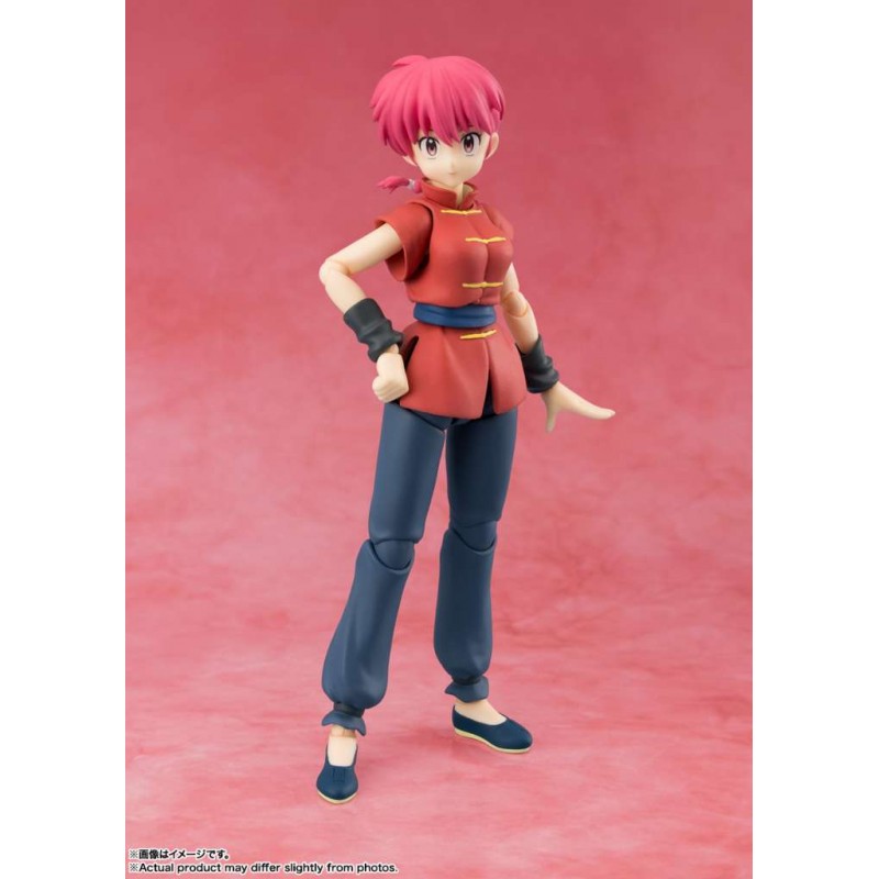 BANDAI RANMA 1/2 RANMA SAOTOME FEMALE S.H. FIGUARTS PVC ACTION FIGURE