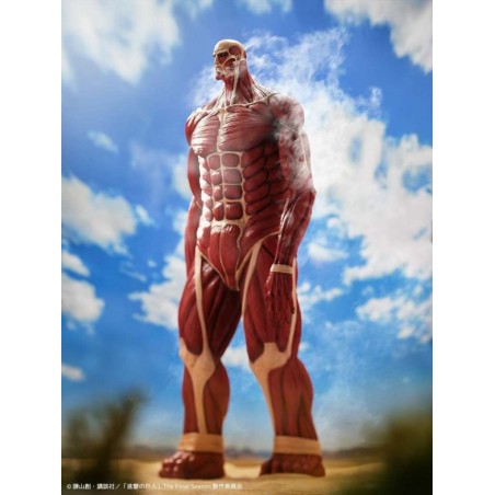 L'ATTACCO DEI GIGANTI COLOSSAL TITAN MEGA SOFVI FIGURE STATUA