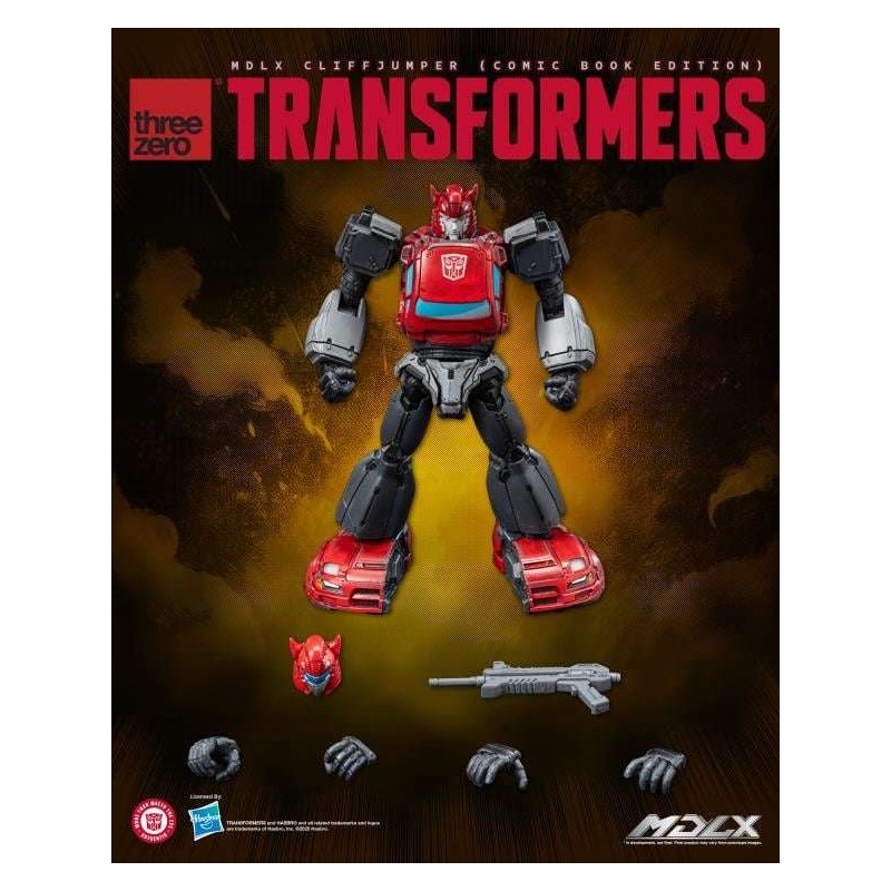 TRANSFORMERS MDLX CLIFFJUMPER COMIC BOOK EDITION ACTION FIGURE THREEZERO TRANSFORMERS MDLX CLIFFJUMPER COMIC BOOK EDITION ACTION FIGURE THREEZERO