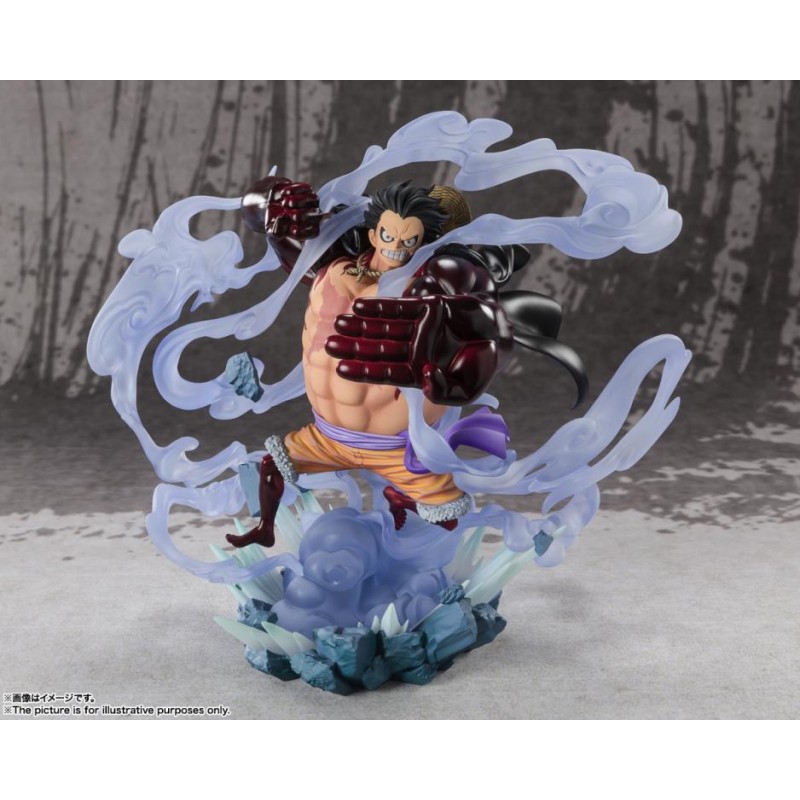 ONE PIECE ZERO LUFFY GEAR 4 ONIGASHIMA FIGUARTS ZERO FIGURE STATUA BANDAI ONE PIECE ZERO LUFFY GEAR 4 ONIGASHIMA FIGUARTS ZERO FIGURE STATUA BANDAI