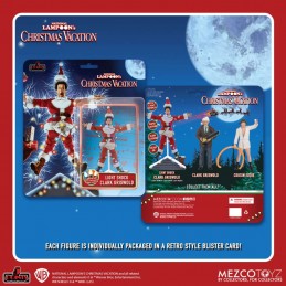 MEZCO TOYS NATIONAL LAMPOON'S CHRISTMAS VACATION CLARK ROOF SHOCK 5 POINTS PVC ACTION FIGURE