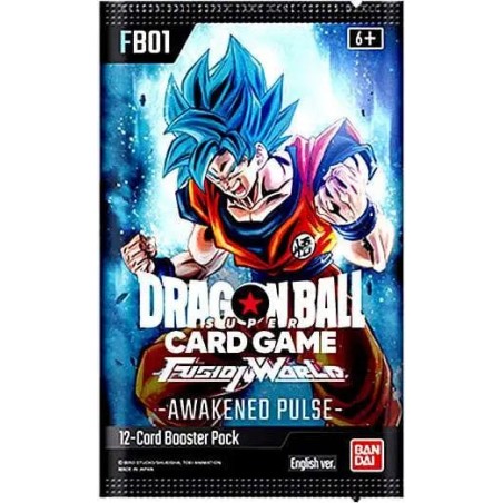 DRAGON BALL SUPER CARD FUSION WORLD FB01 EU BOOSTER PACK ENGLISH