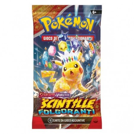 POKEMON TCG SCARLATTO E VIOLETTO SCINTILLE FOLGORANTI BUSTINA IN ITALIANO