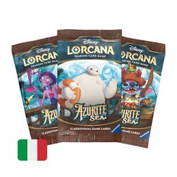 RAVENSBURGER LORCANA TCG MARE DI AZZURRITE BOOSTER PACK IN ITALIAN
