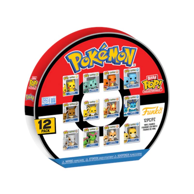 FUNKO FUNKO BITTY POP! POKEMON COLLECTOR PACK 12X MINI FIGURES FUNKO FUNKO BITTY POP! POKEMON COLLECTOR PACK 12X MINI FIGURES