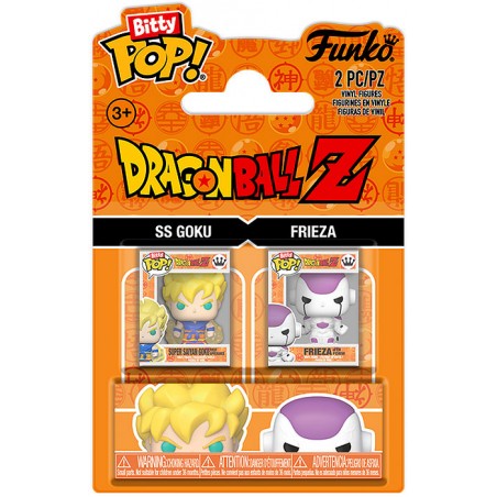 FUNKO BITTY POP! DRAGON BALL Z SS GOKU E FREEZER VINYL MINI FIGURE