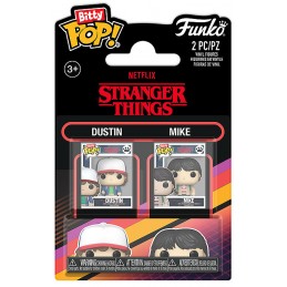 FUNKO FUNKO BITTY POP! STRANGER THINGS DUSTIN AND MIKE VINYL MINI FIGURES