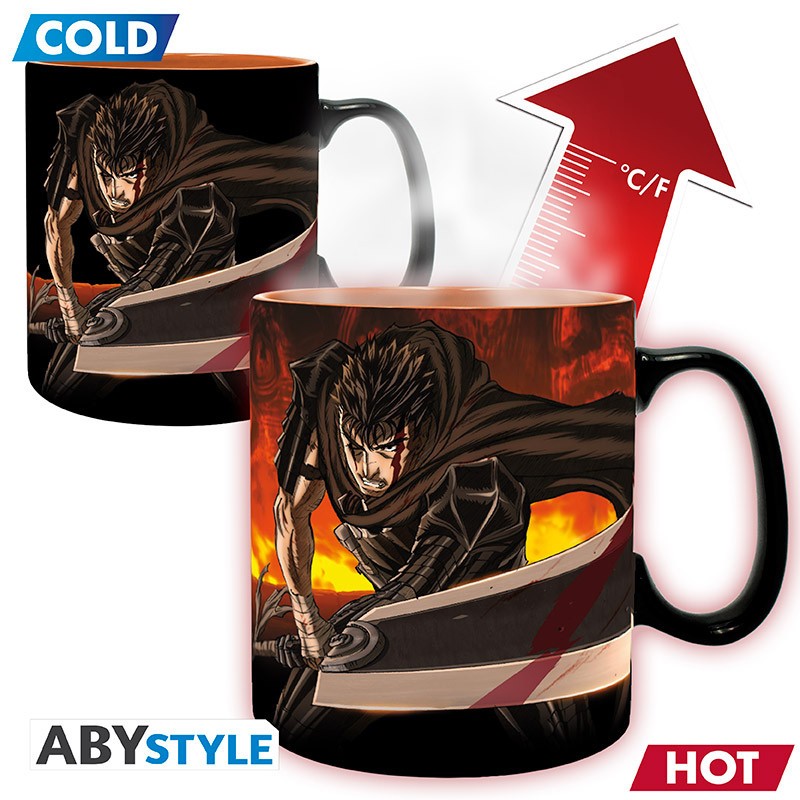 ABYSTYLE BERSERK HEAT CHANGE MUG 460ML ABYSTYLE BERSERK HEAT CHANGE MUG 460ML