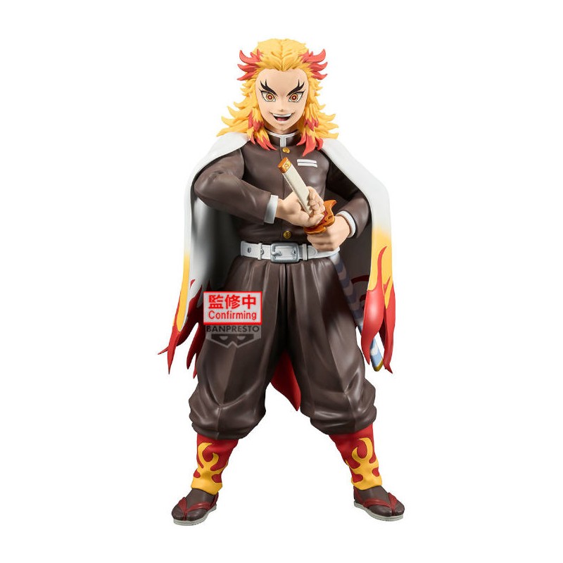 DEMON SLAYER KIMETSU NO YAIBA KYOJURO RENGOKU GRANDISTA STATUA FIGURE BANPRESTO DEMON SLAYER KIMETSU NO YAIBA KYOJURO RENGOKU GRANDISTA STATUA FIGURE BANPRESTO