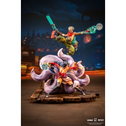 PURE ARTS LEAGUE OF LEGENDS EKKO AND AHRI 2XKO 1/10 STATUE FIGURE DIORAMA