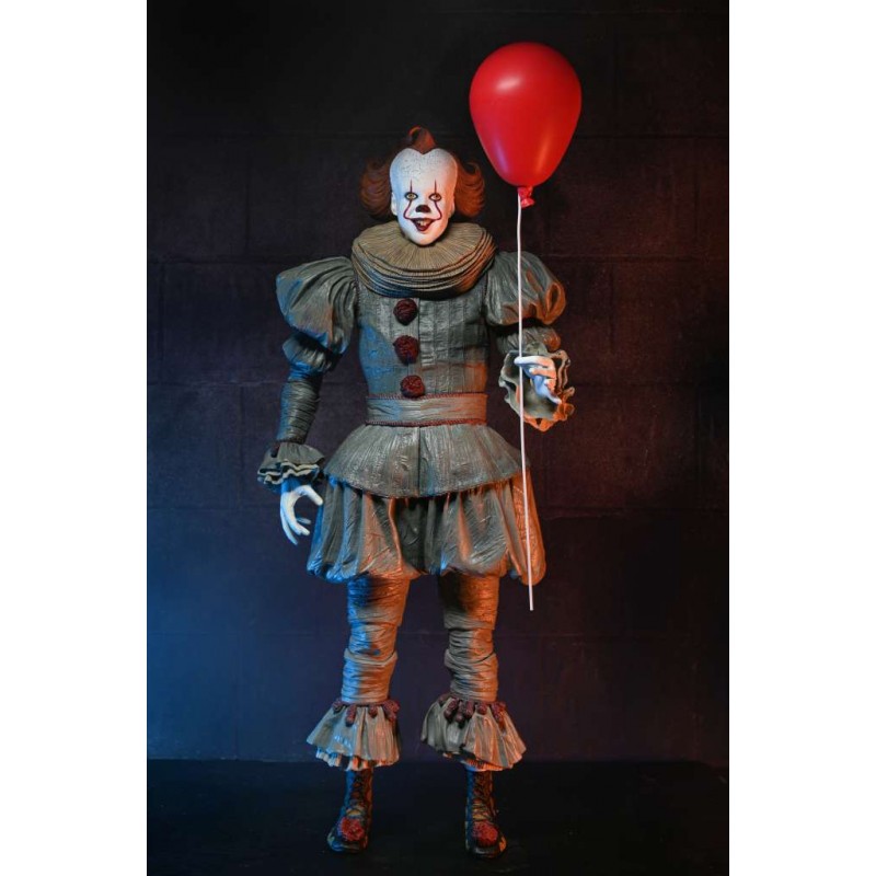 NECA IT WELCOME TO DERRY PENNYWISE 1/4 PVC ACTION FIGURE NECA IT WELCOME TO DERRY PENNYWISE 1/4 PVC ACTION FIGURE
