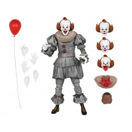 IT WELCOME TO DERRY PENNYWISE ULTIMATE ACTION FIGURE NECA