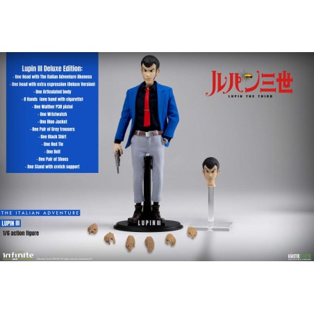 LUPIN THE THIRD L'AVVENTURA ITALIANA LUPIN DELUXE ACTION FIGURE