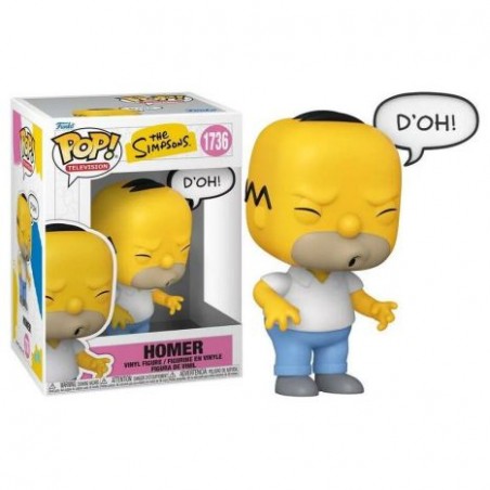 FUNKO POP! THE SIMPSONS HOMER SAYING 1736 BOBBLE HEAD FIGURE
