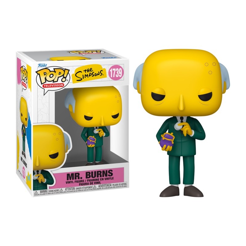 FUNKO FUNKO POP! THE SIMPSONS MR. BURNS 1739 BOBBLE HEAD FIGURE