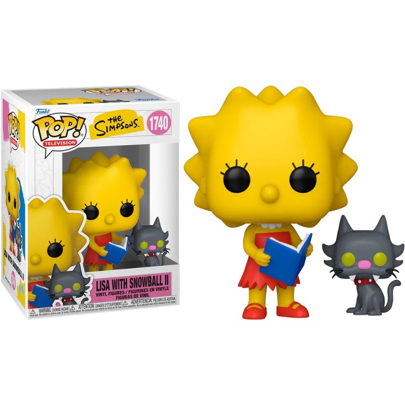 FUNKO POP! THE SIMPSONS LISA WITH SNOWBALL II 1740 BOBBLE HEAD FIGURE FUNKO