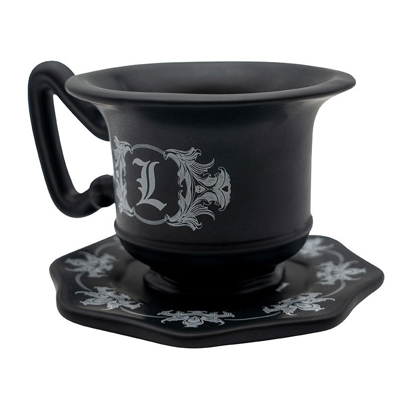 DEATH NOTE 3D L CUP TAZZA CON PIATTINO ABYSTYLE DEATH NOTE 3D L CUP TAZZA CON PIATTINO ABYSTYLE
