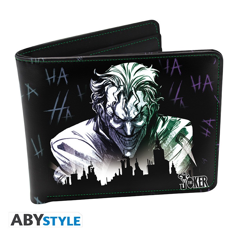 ABYSTYLE DC COMICS JOKER WALLET ABYSTYLE DC COMICS JOKER WALLET