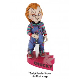 NECA BRIDE OF CHUCKY - CHUCKY HEART CONNECT BOBBLE HEAD KNOCKER RESIN FIGURE